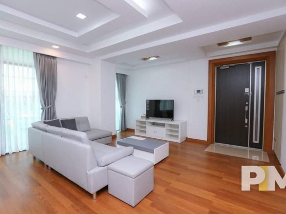 living room with sofa - properties in Yangon