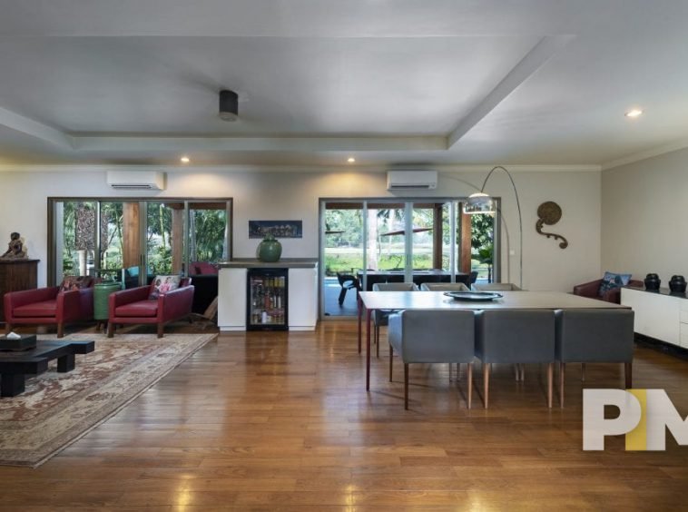 living room with sofa - property in Myanmar