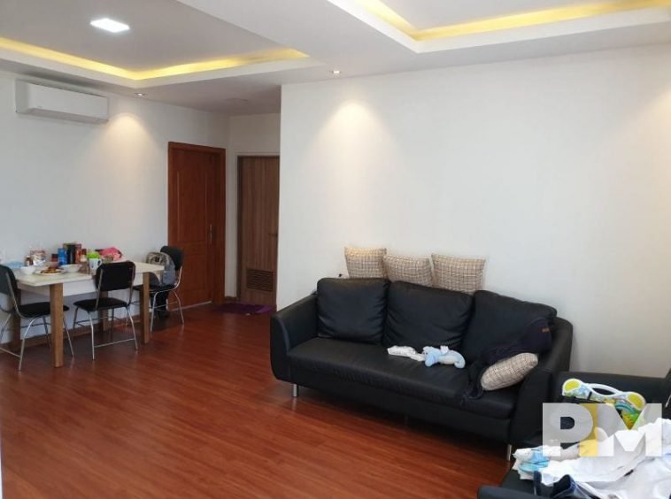 living room with sofa - property in Yangon