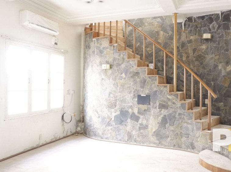 living room with staircase - Real Estate in Yangon