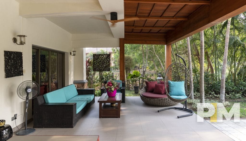 outdoor seats - property in Yangon