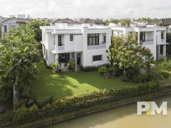 Drone View of house - property in Yangon