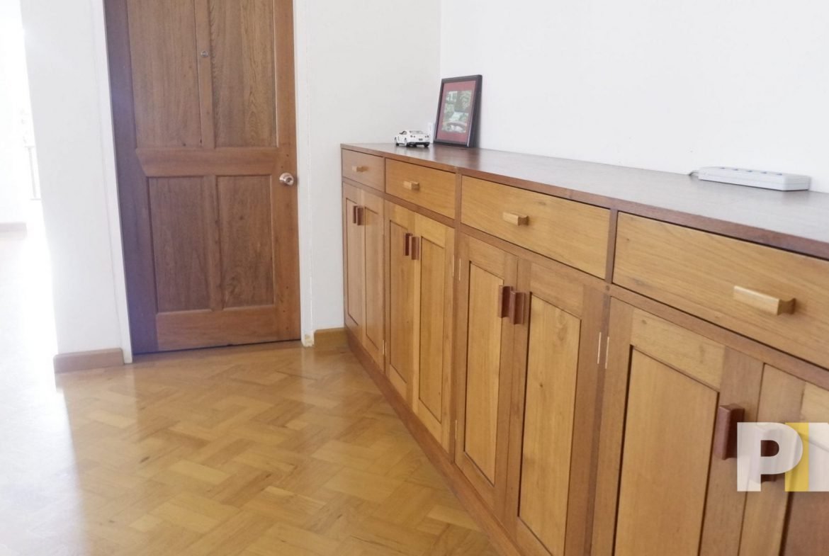 room with cabinets - properties in Myanmar