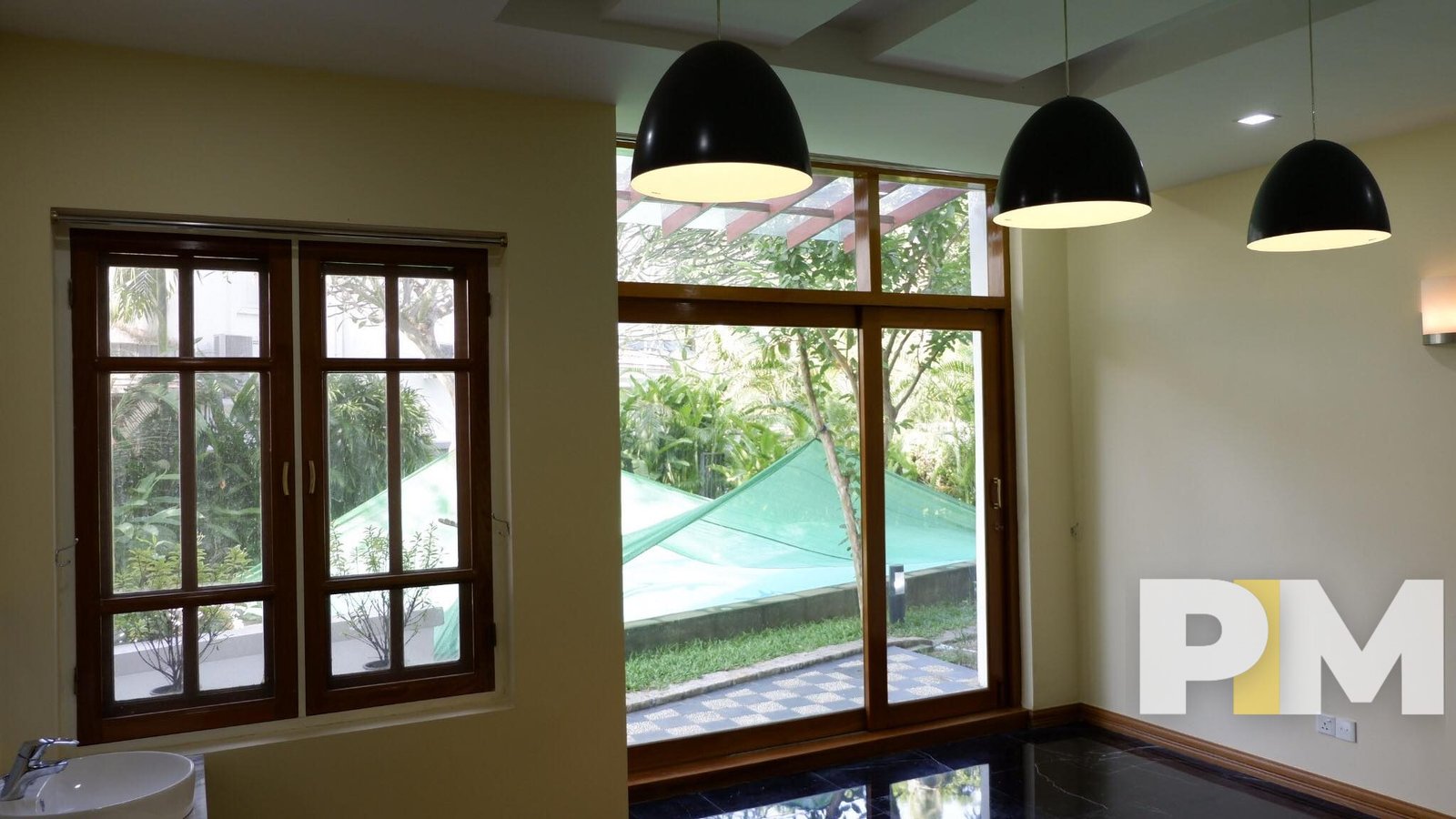 room with ceiling lighting - Myanmar Property