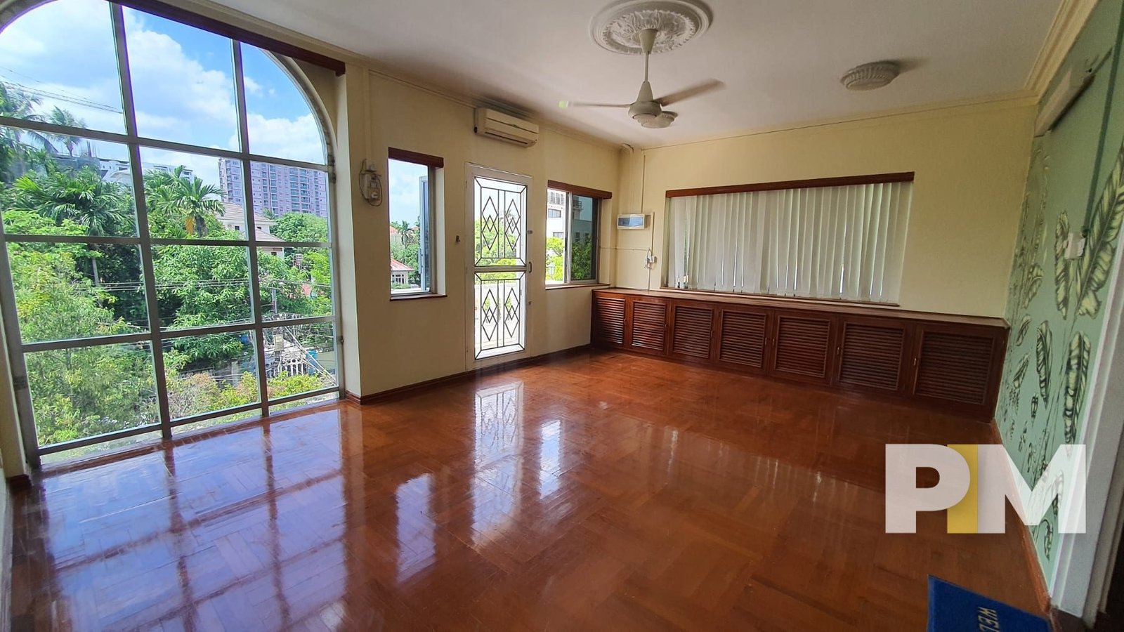 room with glass window - Real Estate in Yangon