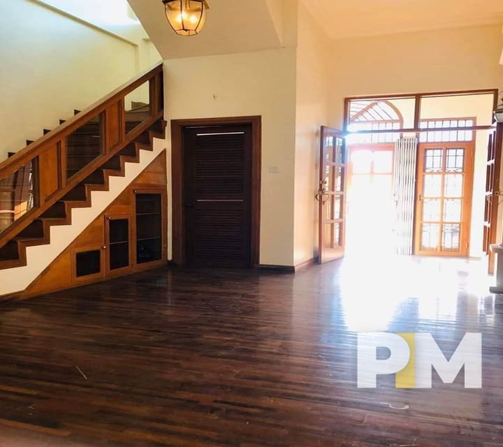 room with stair spandrel - property in Myanmar