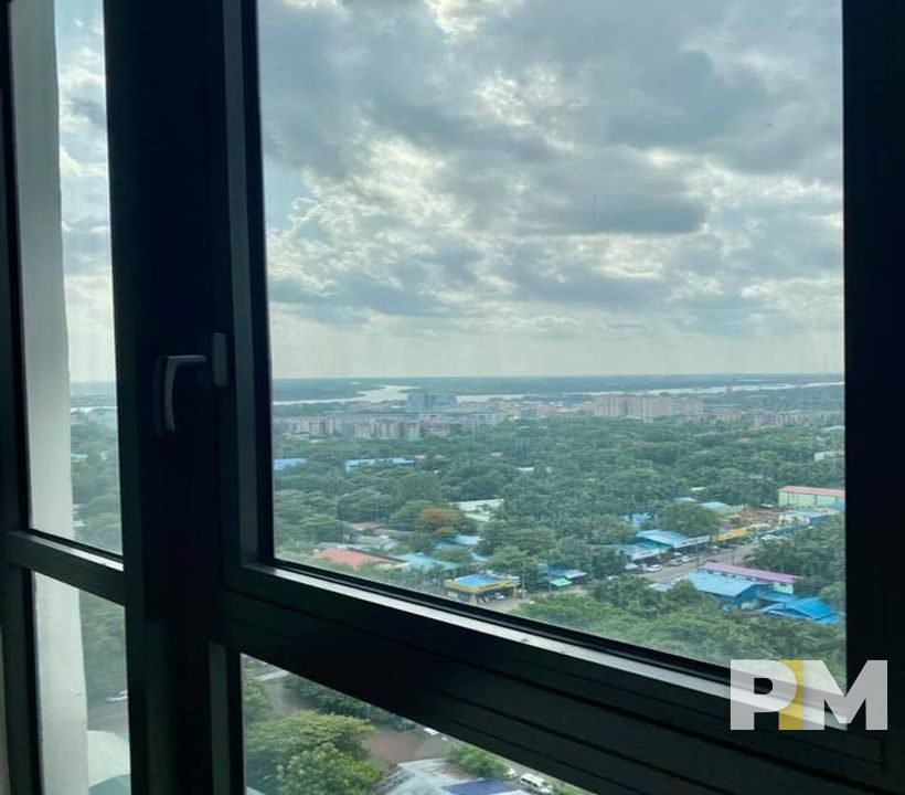 view from Condo - condo for rent in Kamayut