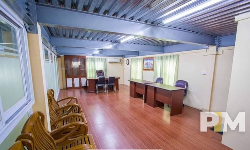 working space with table and chair - Yangon Real Estate