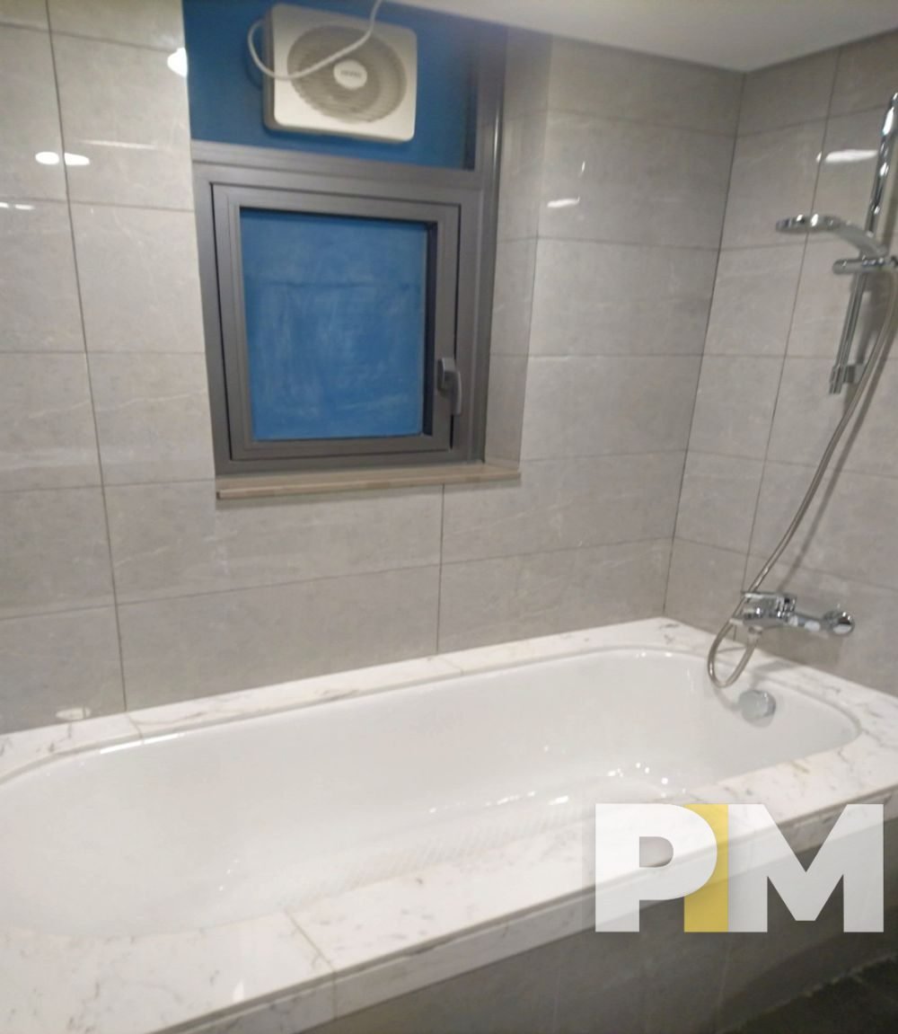 bathroom with bathtub - Yangon Property