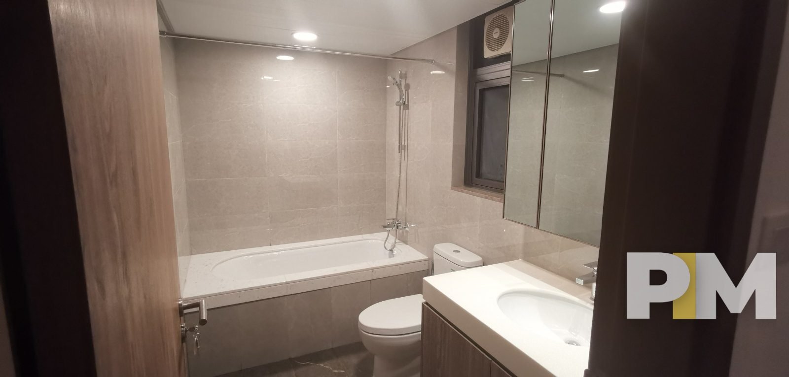 bathroom with bathtub - Yangon Property