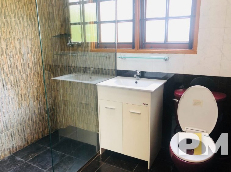 bathroom with wash sink - properties in Yangon