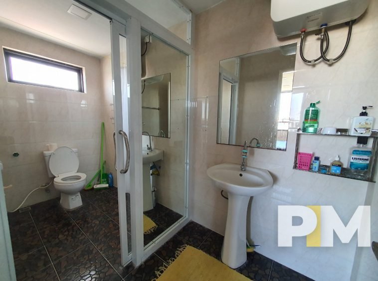 bathroom with water heater - properties in Yangon