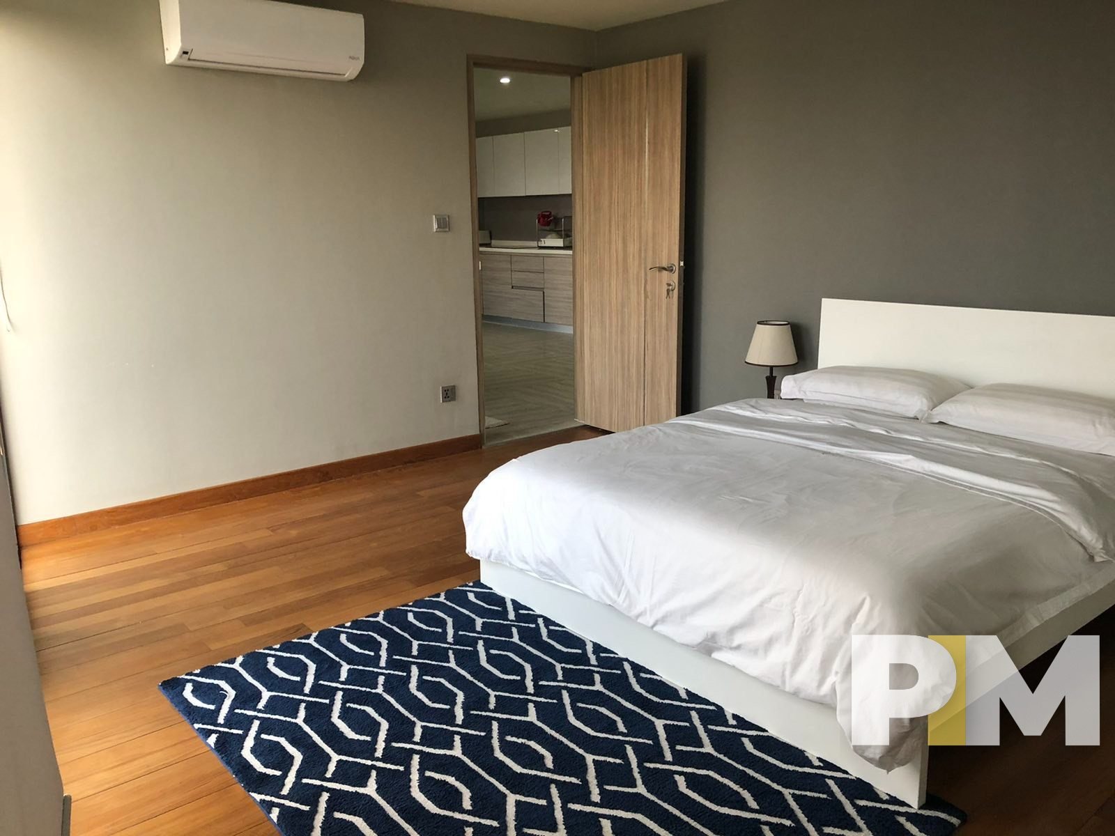 bedroom with bed and mattress - Condo for rent in Yankin