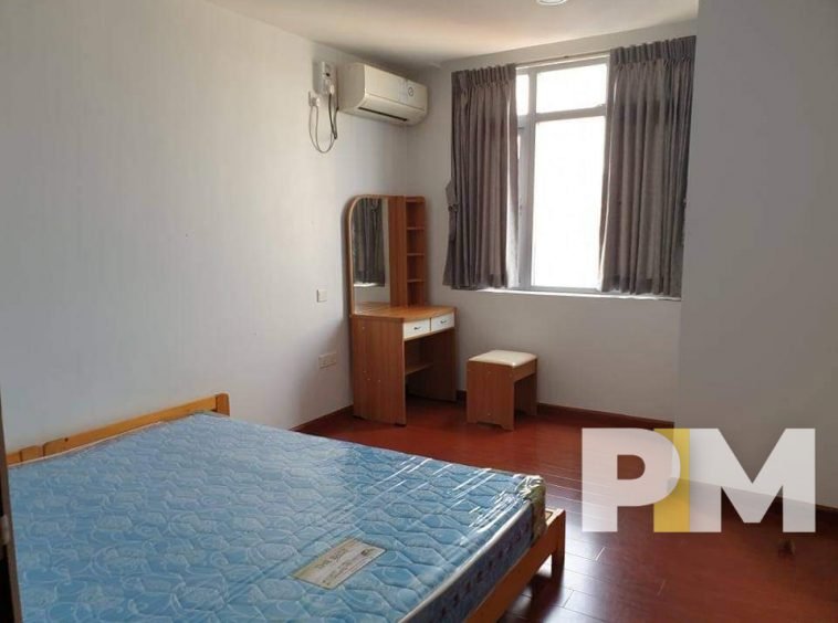 bedroom with bed and mattress - Condo for rent in Yankin