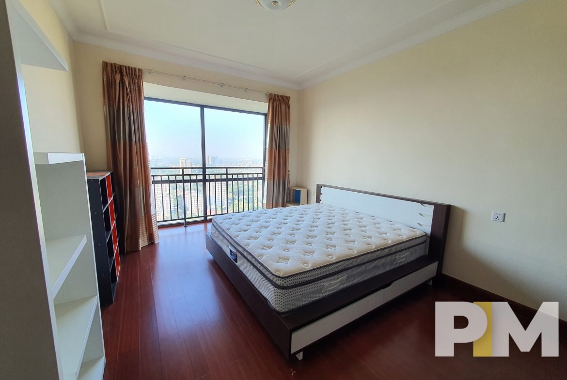 bedroom with bed and mattress - Home Rental Myanmar