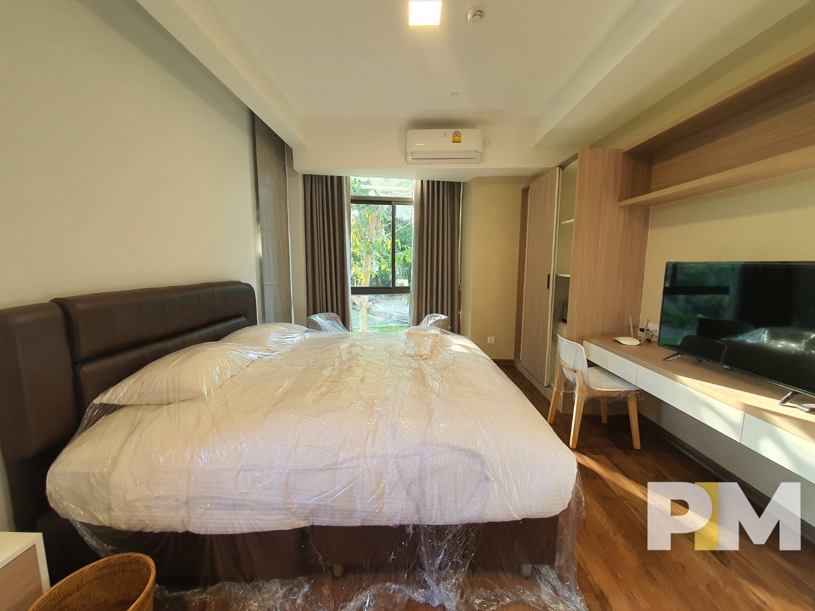 bedroom with bed and mattress - Rent in Yangon