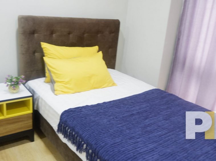 bedroom with bedside desk - Yangon Property