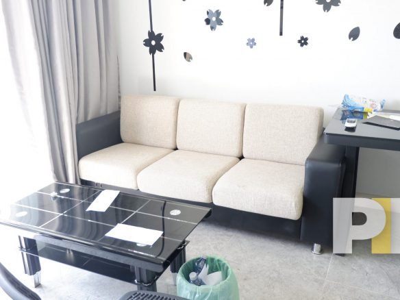 Living Room with sofa - Yangon Real Estate