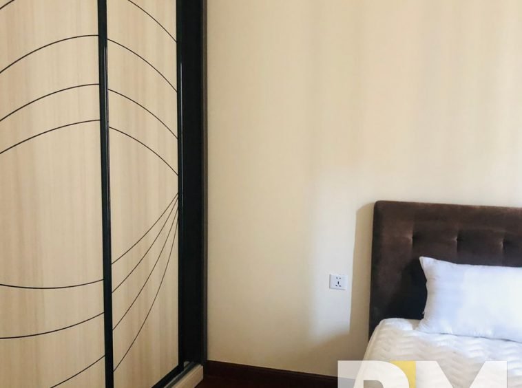 bedroom with wardrobe - Condo for rent in Yankin