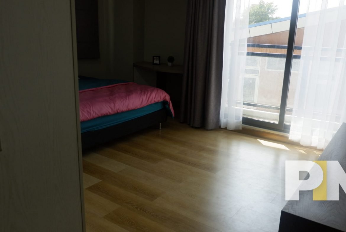 bedroom with wardrobe - Yangon Property
