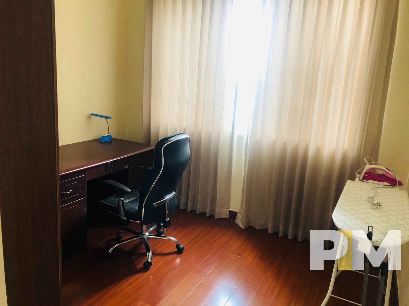 bedroom with working desk - Real Estate in Yangon