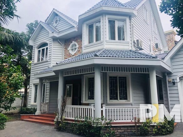 front view of the house - House for rent in Bahan