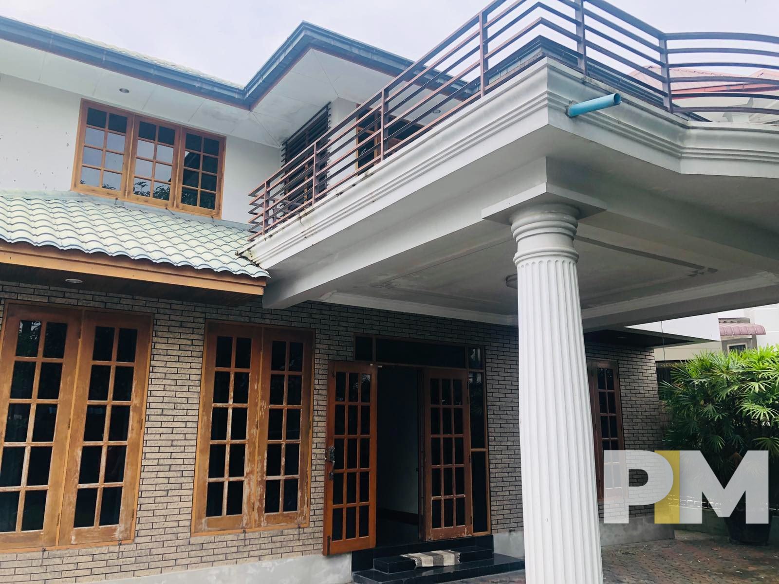 front view of the house - house for rent in Bahan