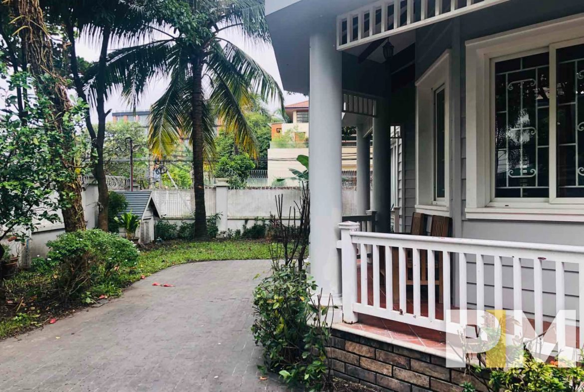 house with porch - properties in Yangon