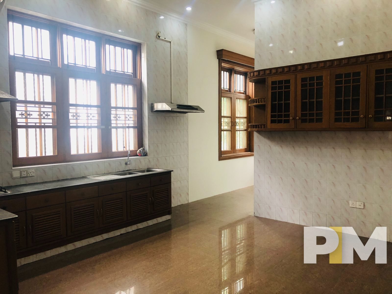 kitchen with cabinets - Real Estate in Myanmar