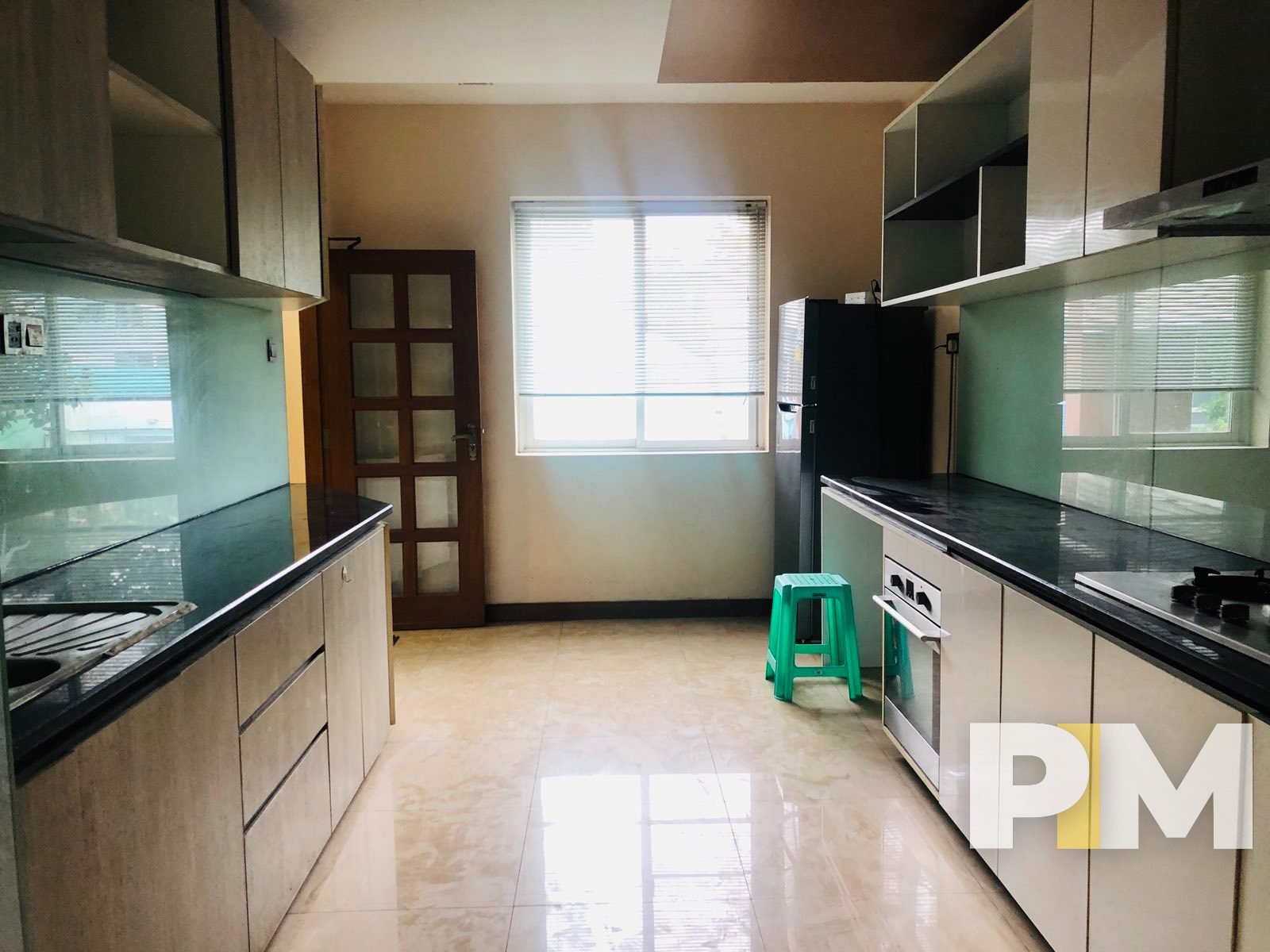 kitchen with cabinets - Real Estate in Myanmar