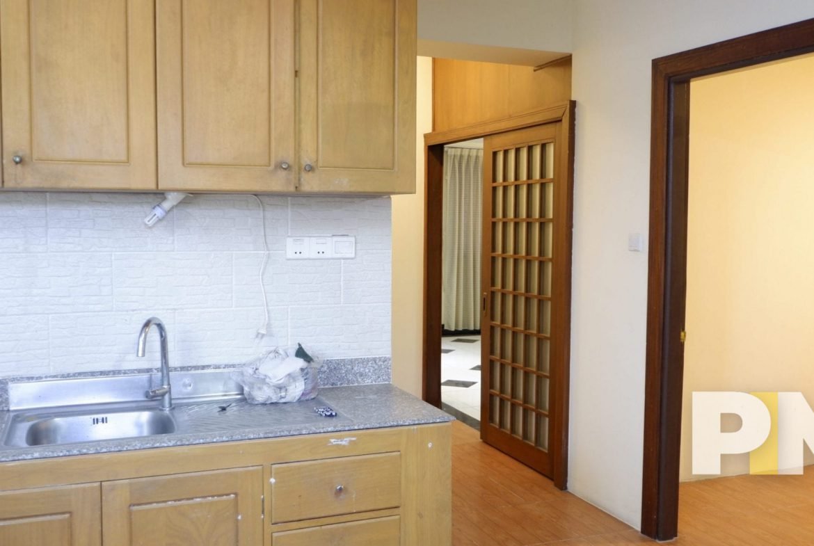 kitchen with cabinets - Yangon Property