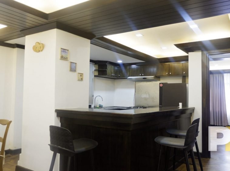 kitchen with dining space - Yangon Property