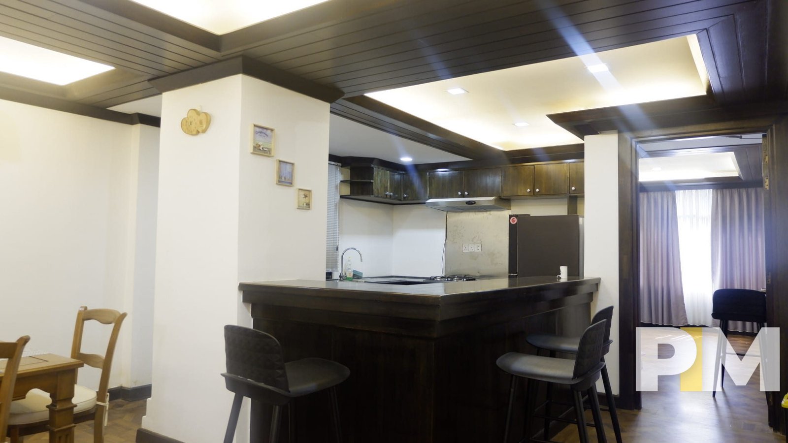 kitchen with dining space - Yangon Property