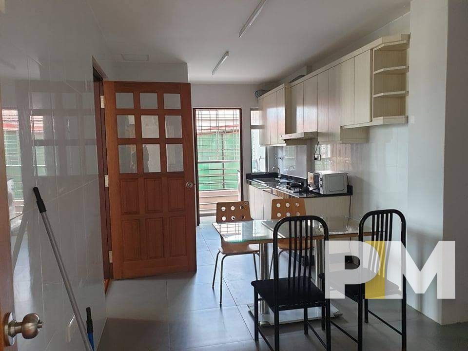 kitchen with dining table and chairs - Myanmar Property