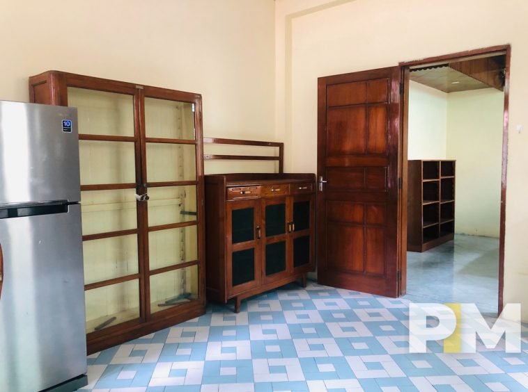 kitchen with fridge - Home Rental Myanmar