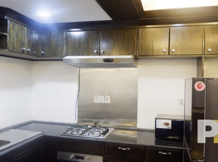 kitchen with stove - Myanmar Property