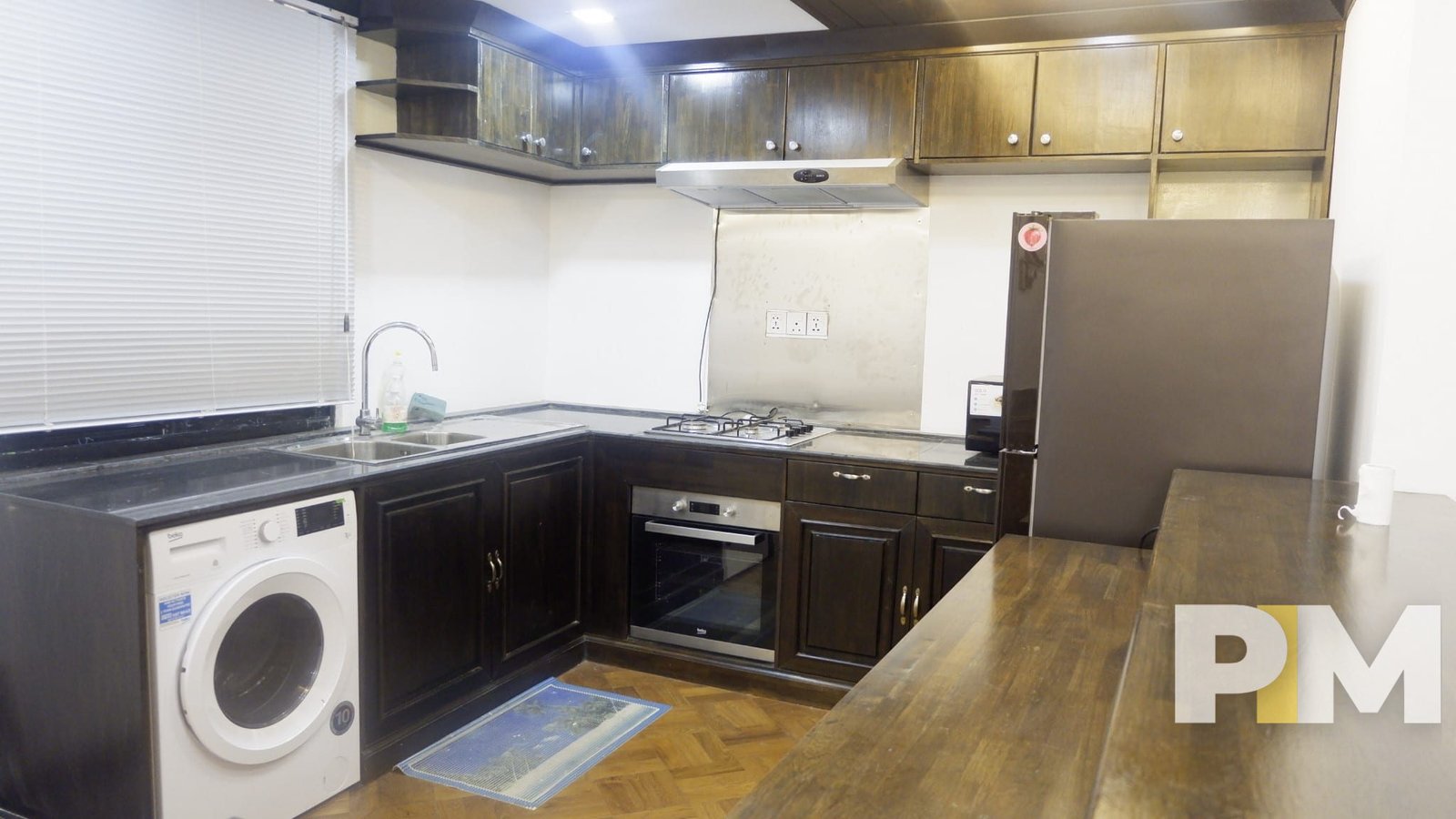 kitchen with stove - Yangon Property