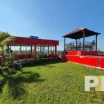 large balcony with plants - Yangon Property