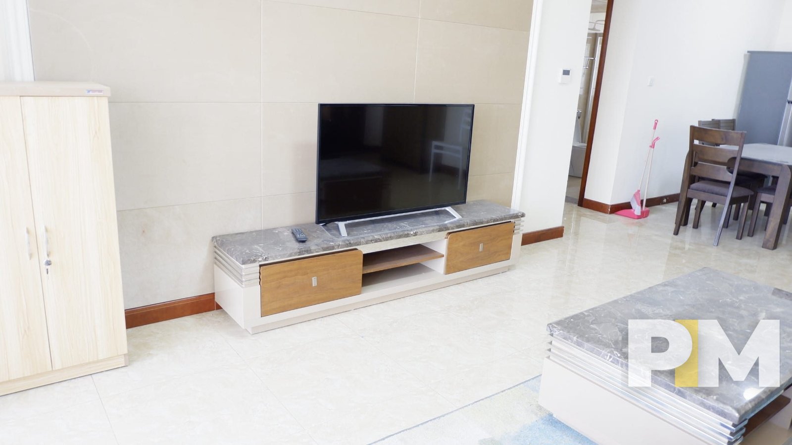 living room with TV - Real Estate in Myanmar
