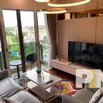 living room with sofa - Condo for rent in Yankin