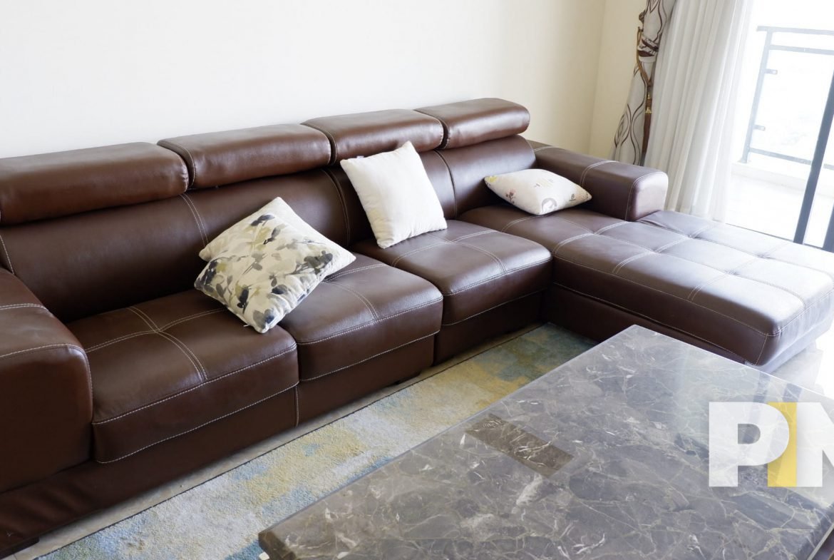 living room with sofa - Home Rental Yangon