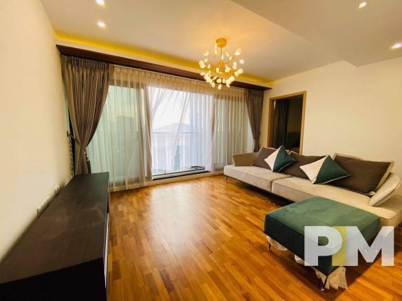 living room with sofa - Myanmar Property