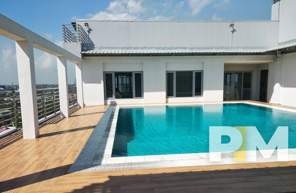 rooftop swimming pool - Home Rental Yangon