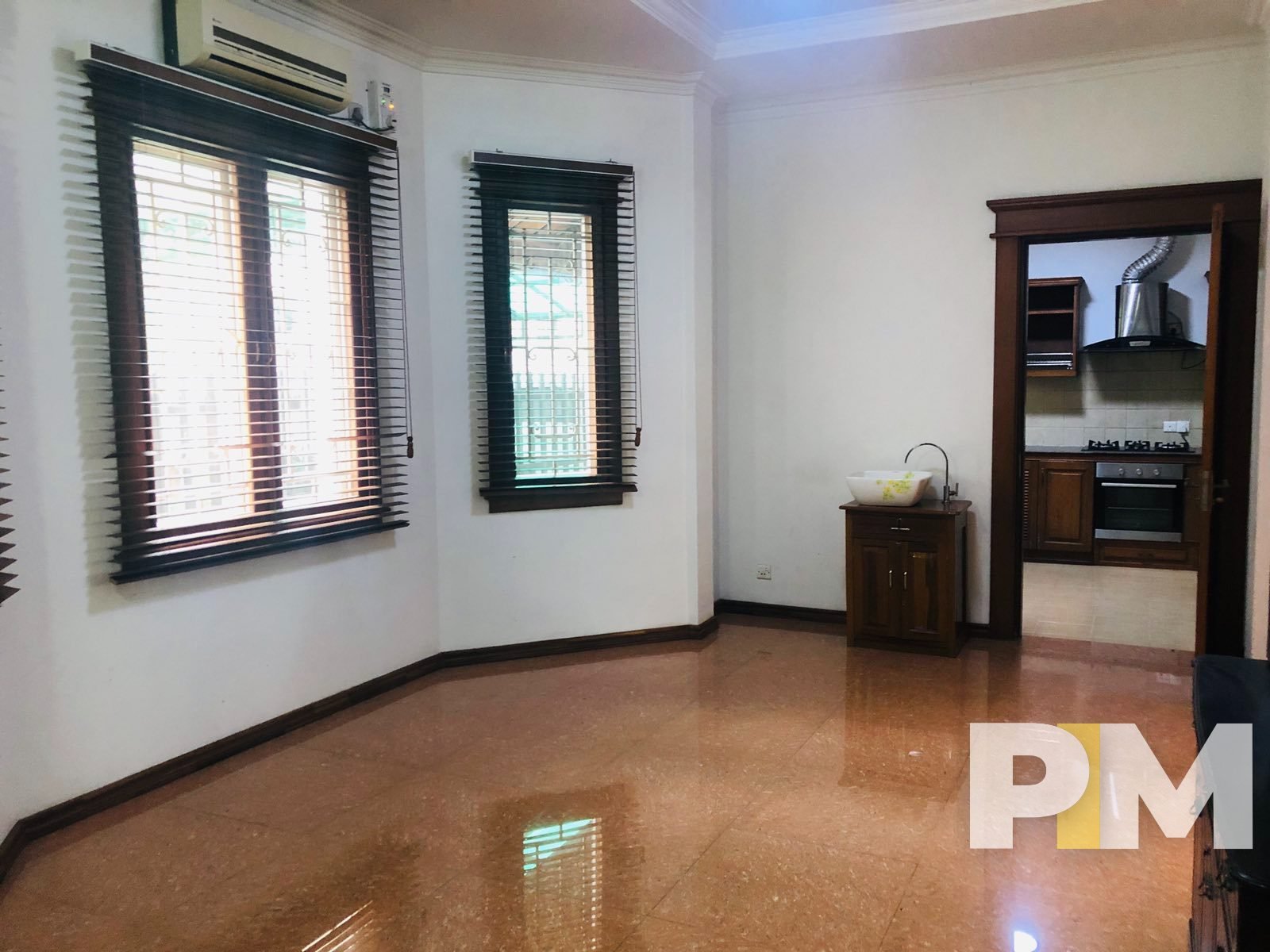room with air conditioner - Real Estate in Yangon