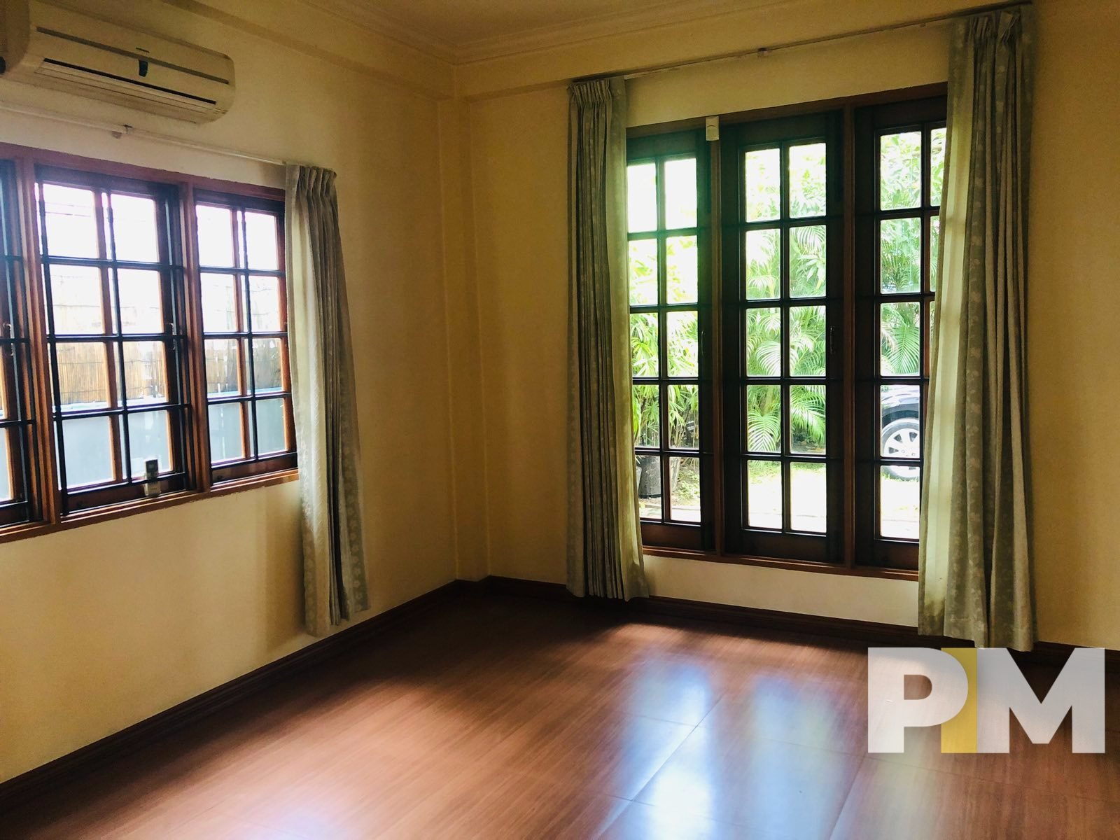 room with air conditioner - properties in Myanmar