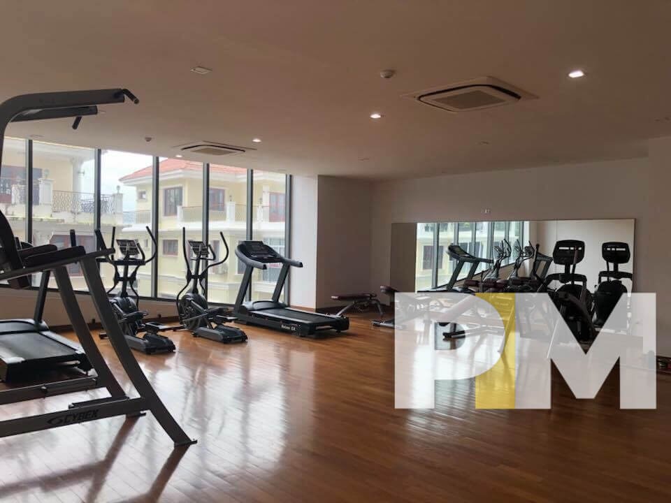 Gym - Condo for rent in Ahlone