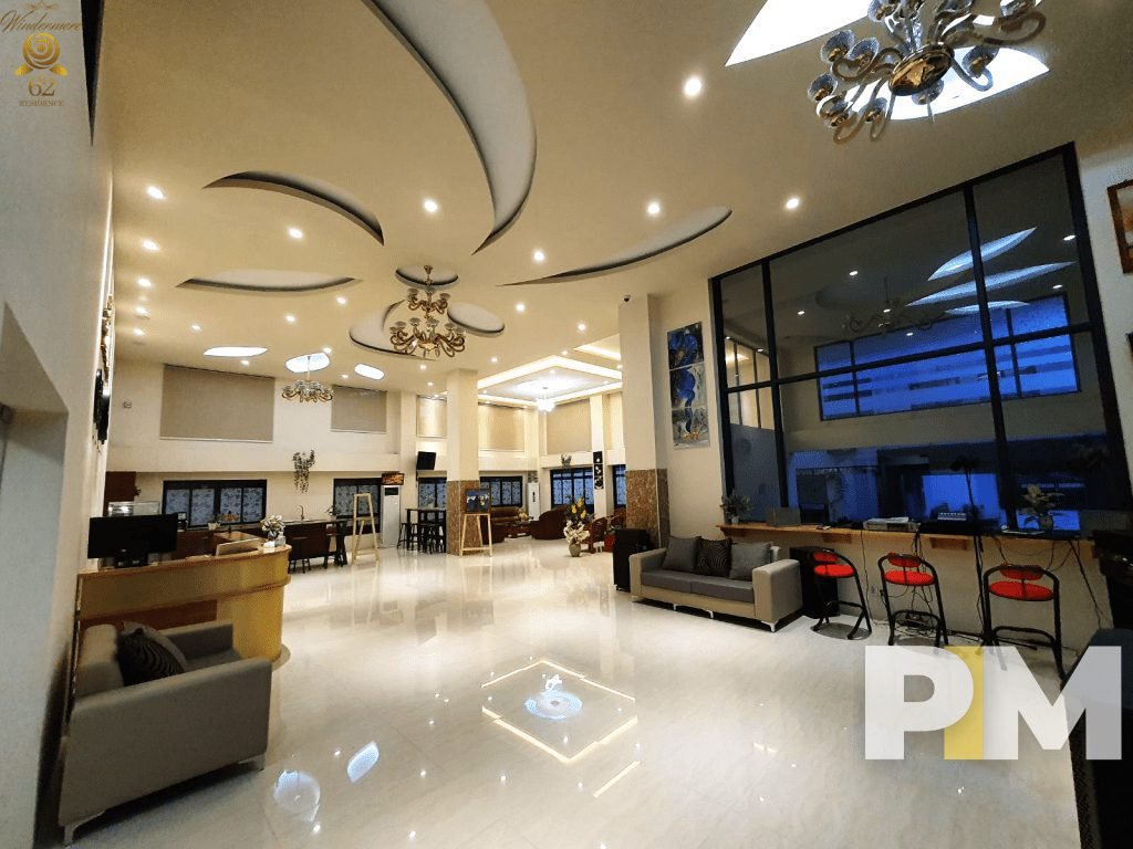 Lobby- House for rent in Bahan