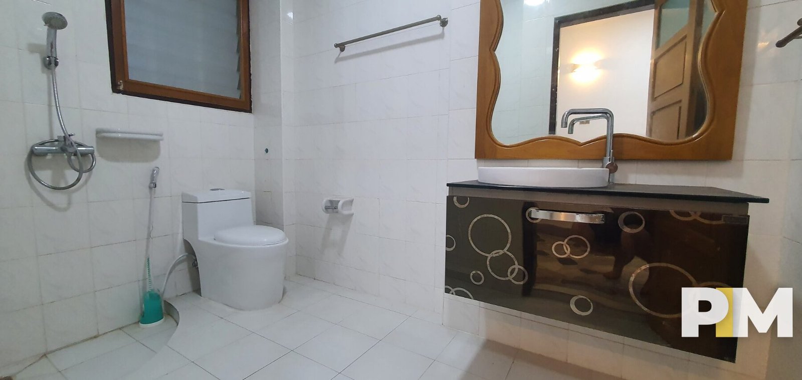 Toilet room with sink - Myanmar Real Estate