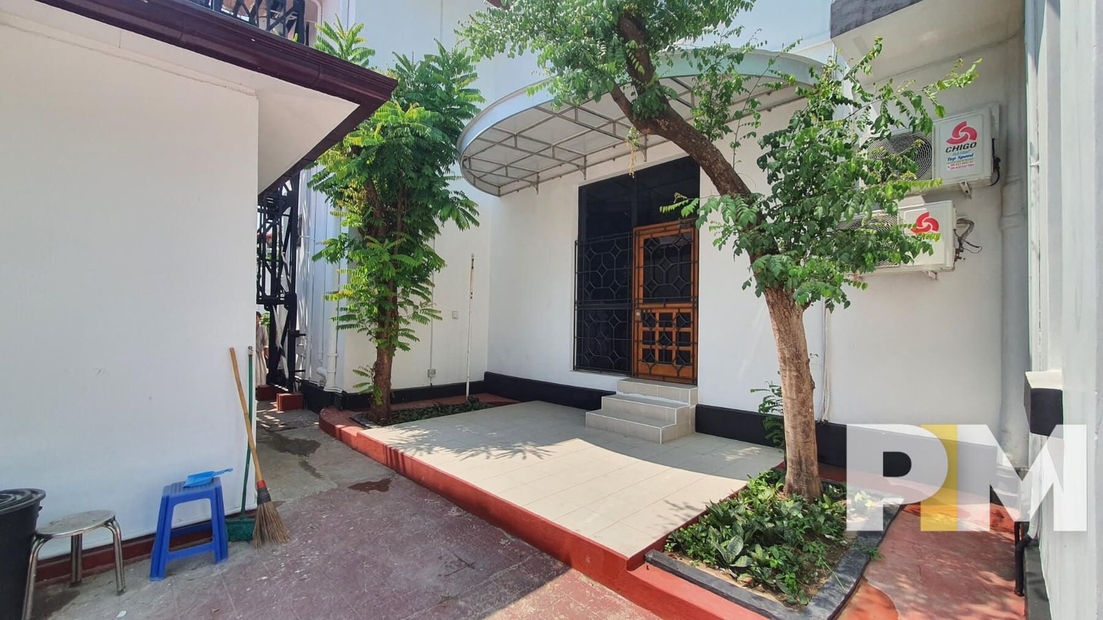 backyard door - Yangon Property