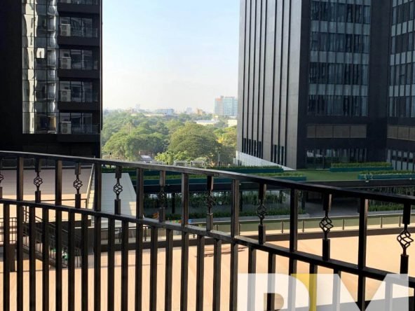 balcony view - Condo for rent in Mingalar Taung Nyunt